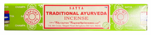 Load image into Gallery viewer, Satya Traditional Ayurveda Incense packaging on a white background