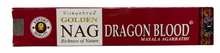 Load image into Gallery viewer, Box of Golden Nag Dragon Blood incense sticks on a white background
