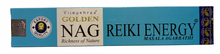 Load image into Gallery viewer, Box of Golden Nag Reiki Energy Masala Agarbatti on a white background
