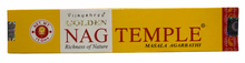 Load image into Gallery viewer, Box of Golden Nag Temple incense sticks on a white background
